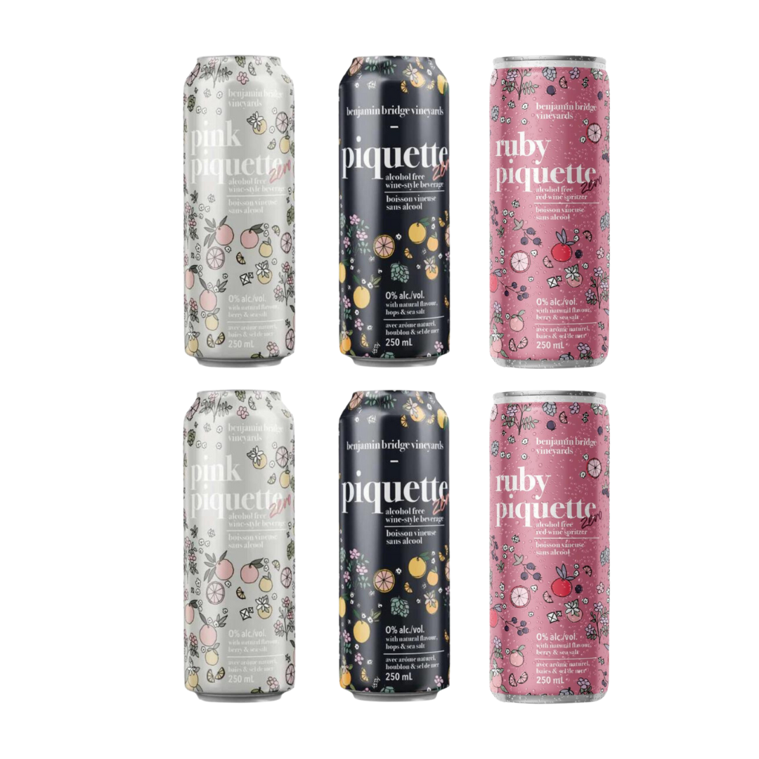 Benjamin Bridge Non-Alcoholic Piquette 250mL Variety Pack | Upside
