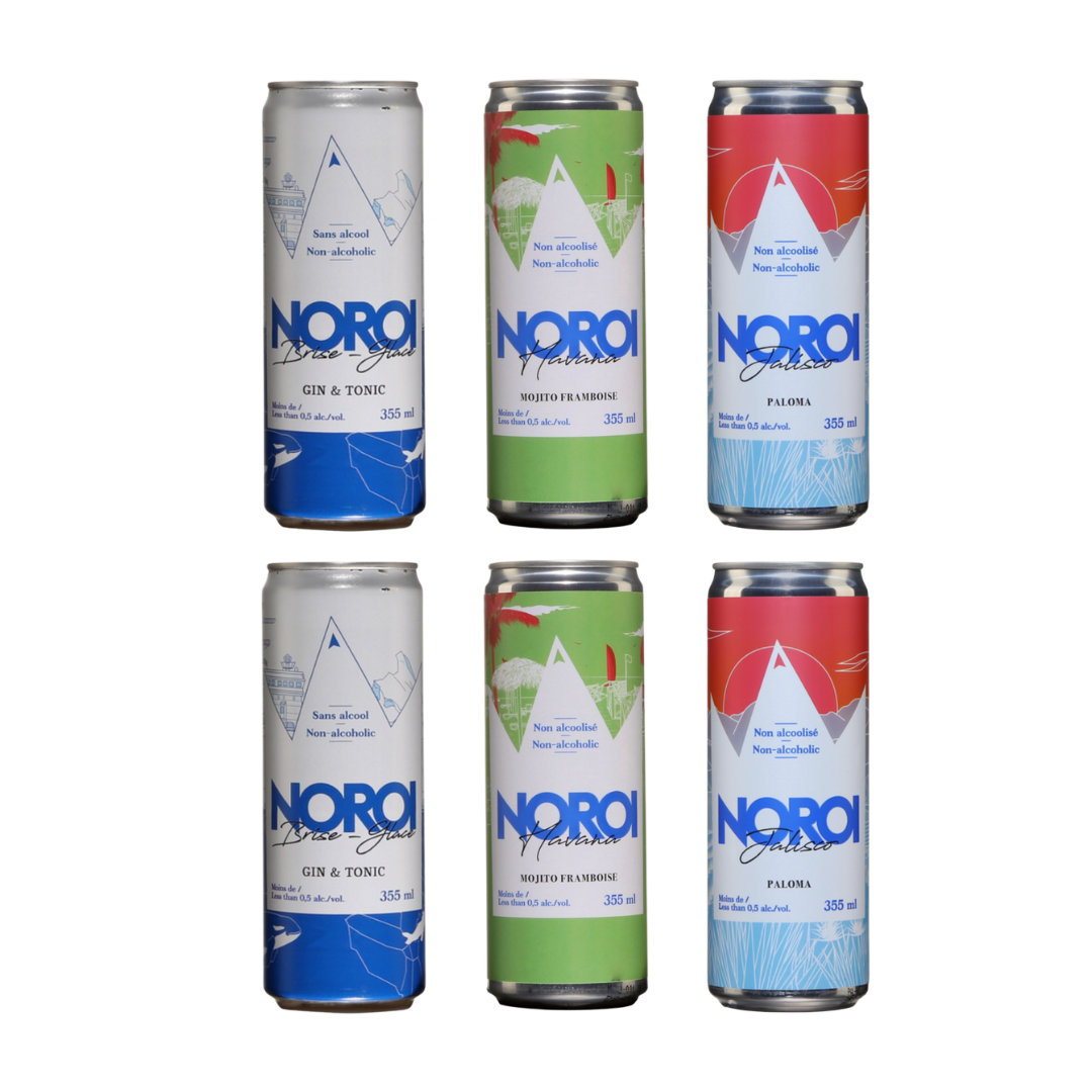 NOROI Mocktail Variety Pack (6 pack) Upside Drinks