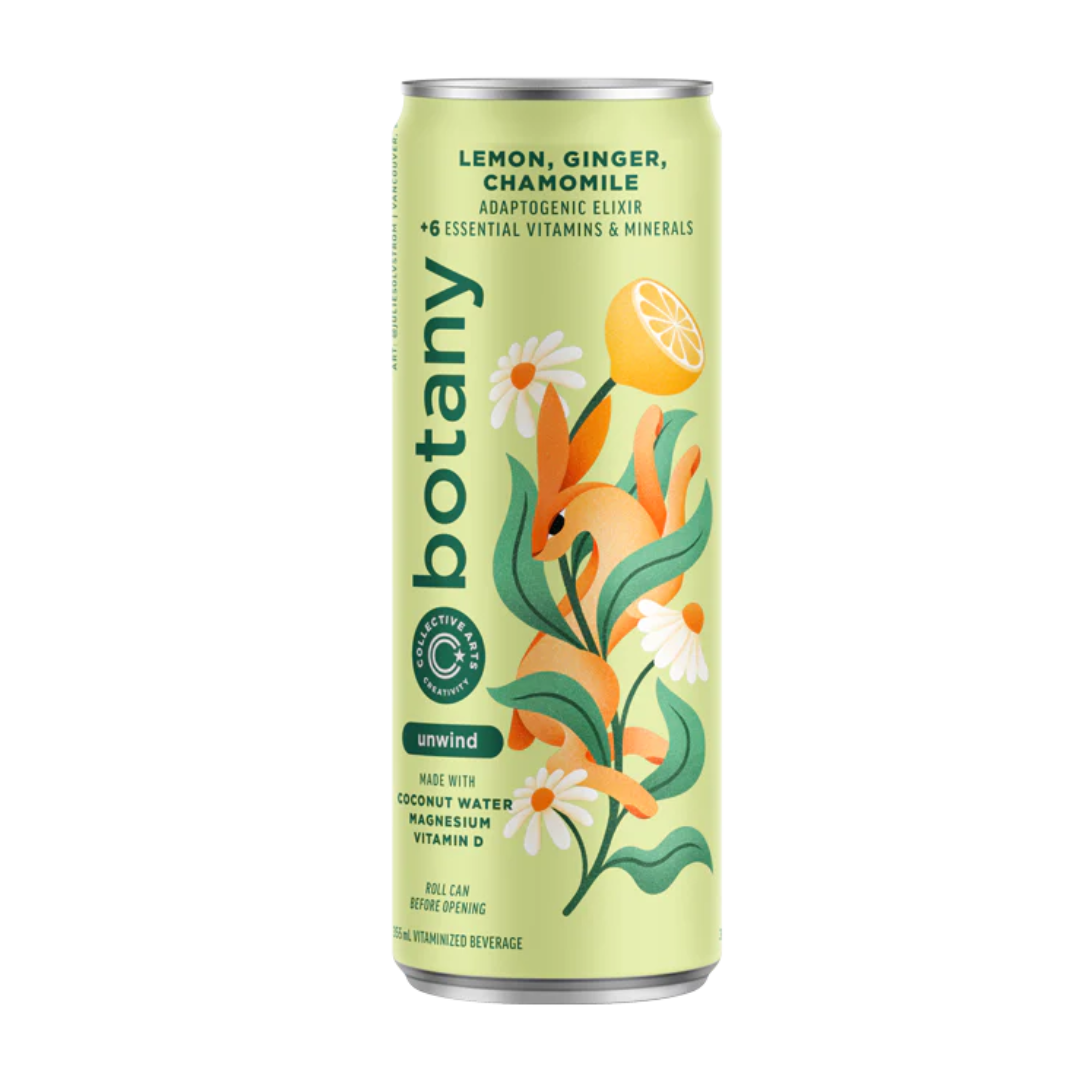 Collective Arts Natural Botany Adaptogenic Elixir Lemon, Ginger