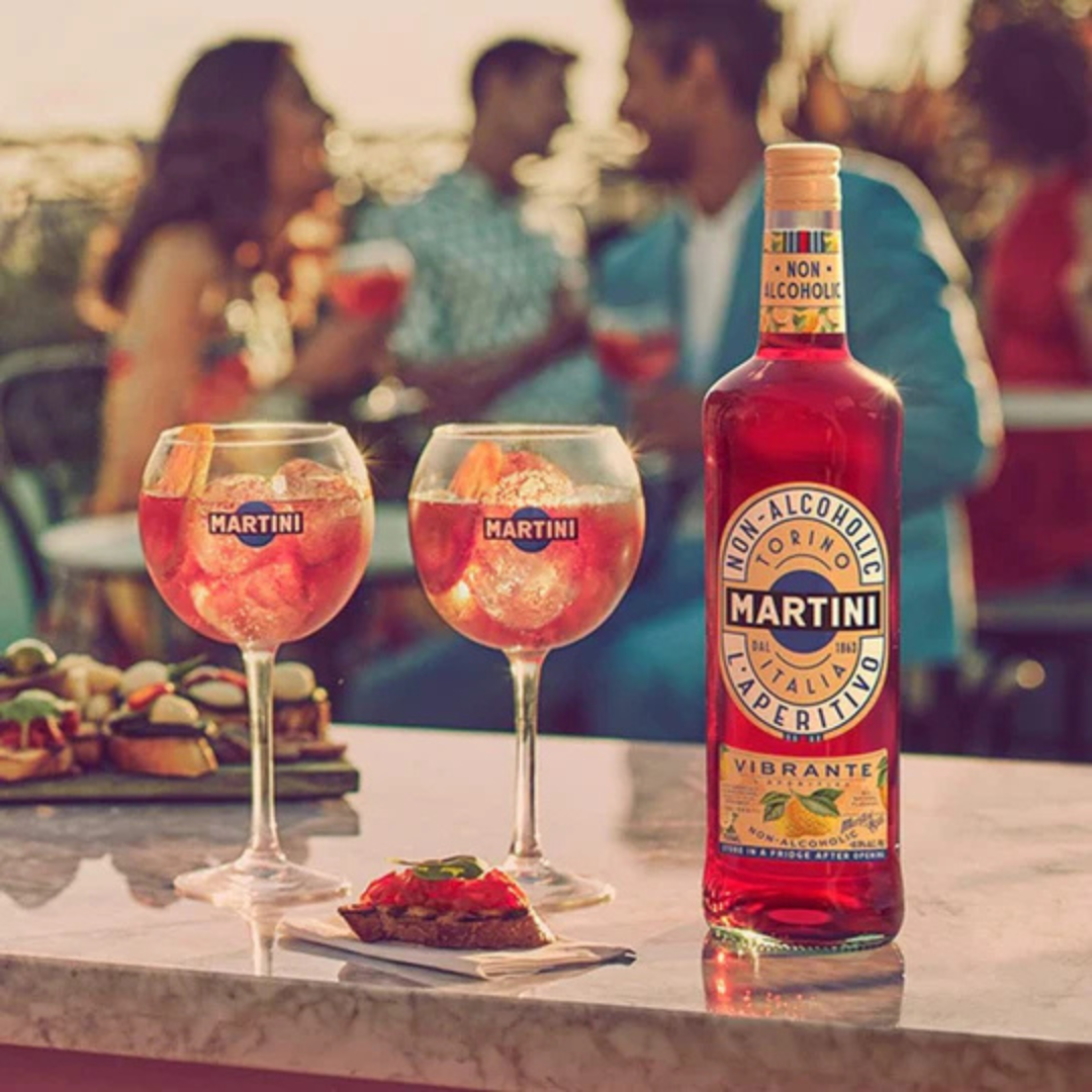 Martini Vibrante: Sunset in a Glass