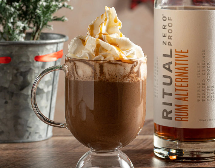 Chocolat chaud au rhum