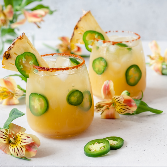 Ananas & Jalapeno Rum Margarita (Mocktail)