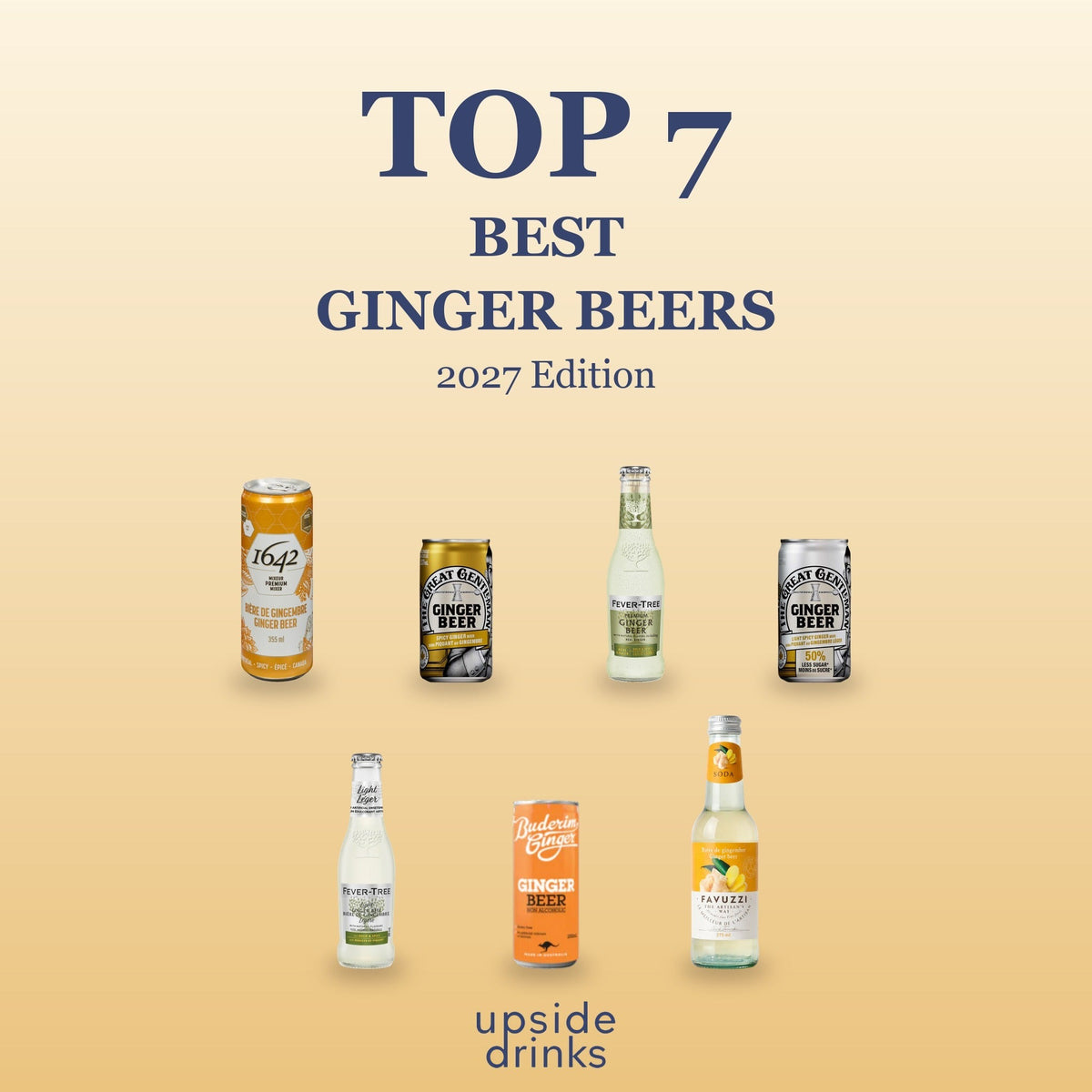 Top 7 ginger beers of 2027 at Upside Drinks