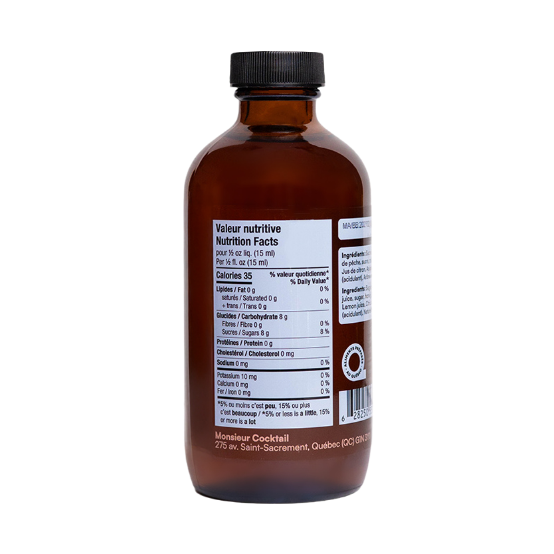 Monsieur Cocktail - Peach Syrup (250mL)
