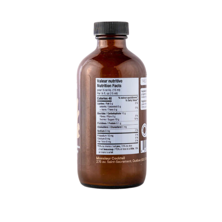 Monsieur Cocktail - Ginger Syrup (250mL)