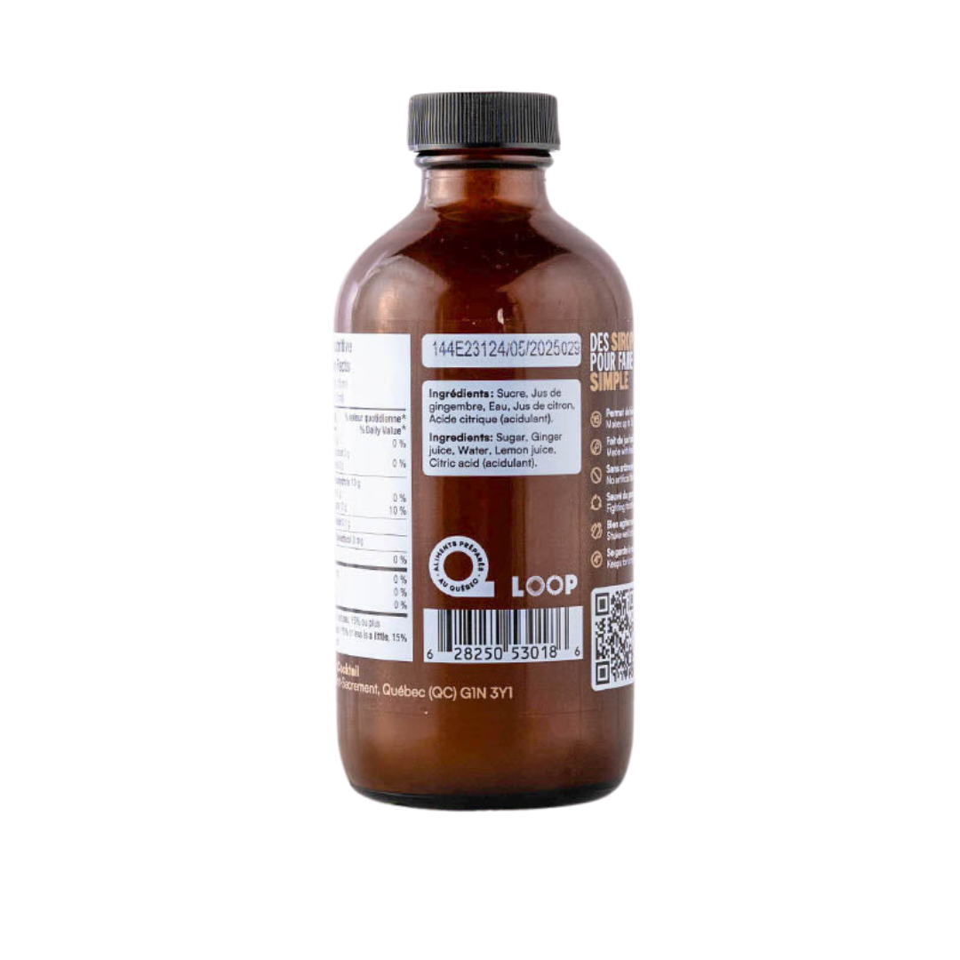 Monsieur Cocktail - Ginger Syrup (250mL)