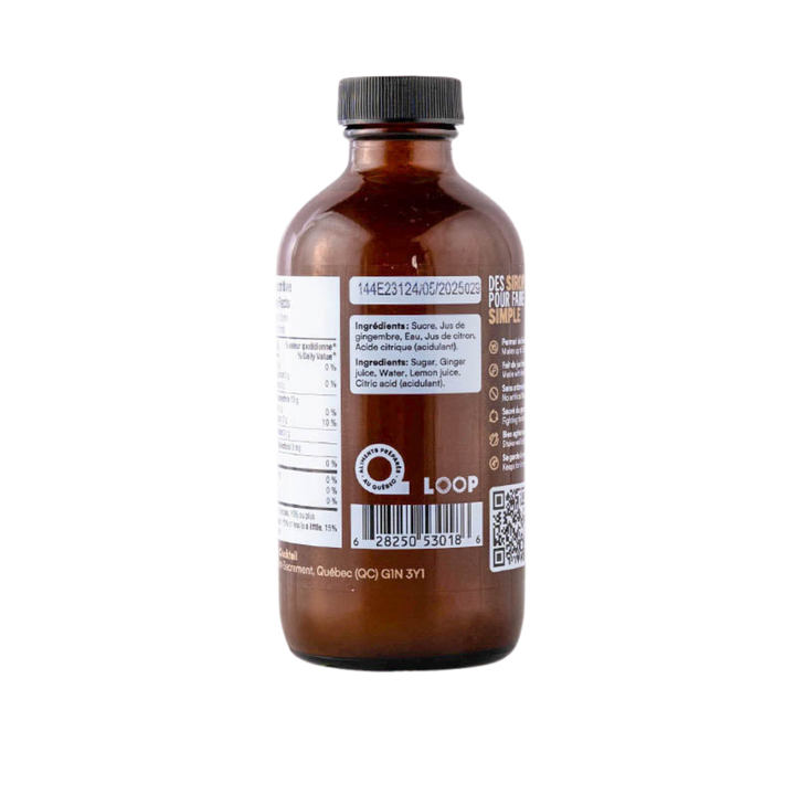 Monsieur Cocktail - Ginger Syrup (250mL)