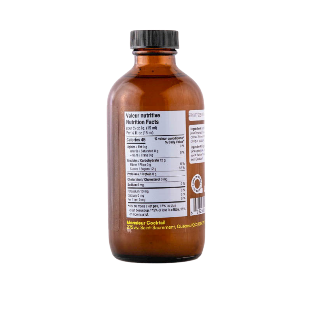 Monsieur Cocktail - Pineapple Syrup (250mL)