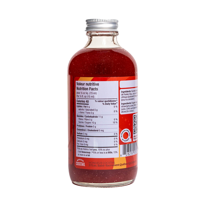 Monsieur Cocktail - Sirop Licorne Rouge (250mL)