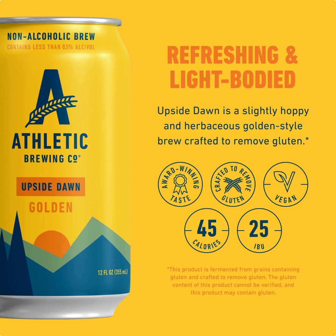 Athletic Brewing - Upside Dawn - Blonde dorée