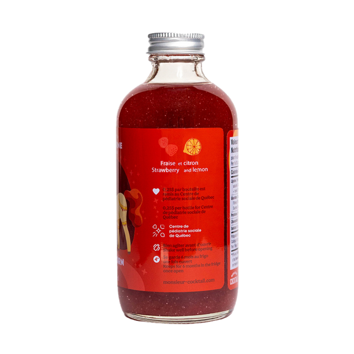 Monsieur Cocktail - Sirop Licorne Rouge (250mL)