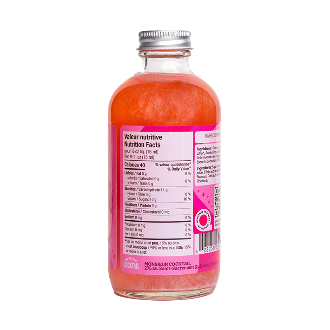Monsieur Cocktail - Sirop Licorne Rose (250mL)
