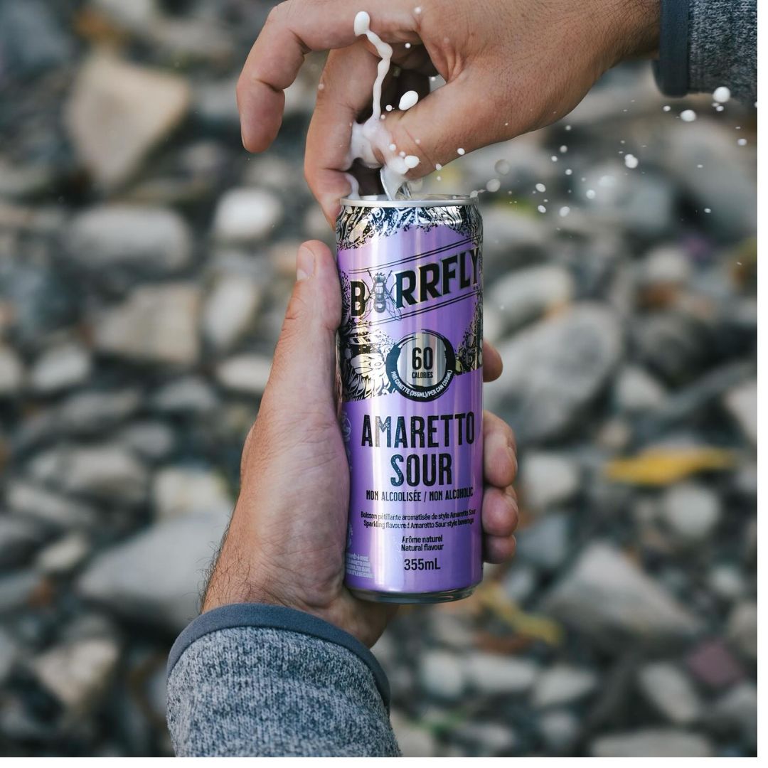Barrfly Non-Alcoholic Amaretto Sour - Upside Drinks - Free
