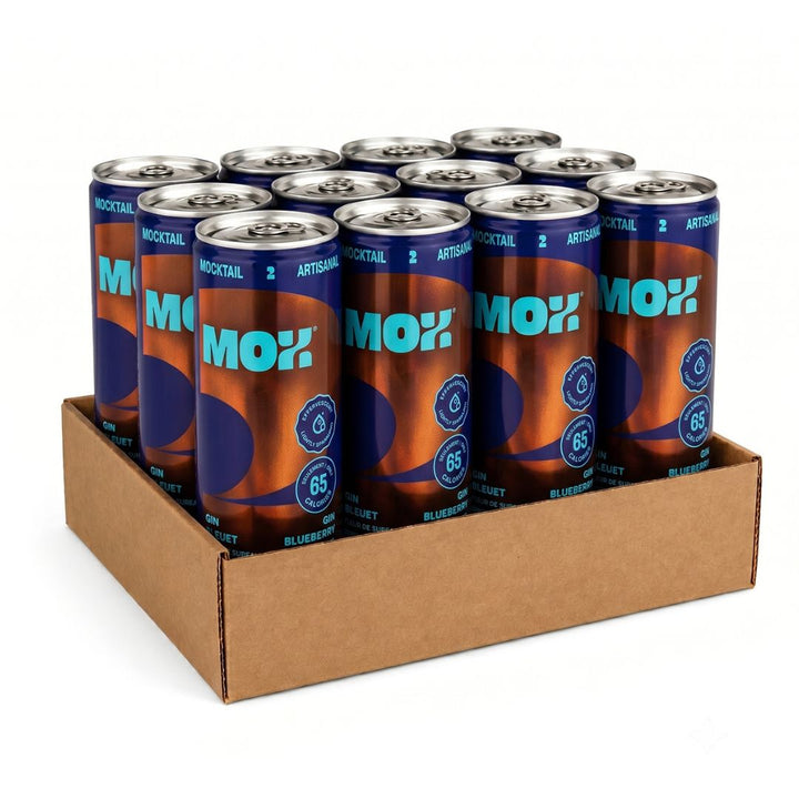 Cocktails sans alcool Mox - Mox 2 - Gin Myrtille