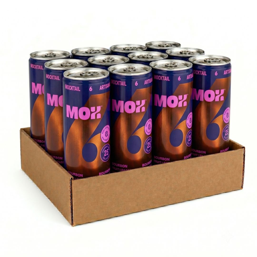 Mox Mocktails - Mox 6 - Bourbon Fruit de la Passion Thé Noir