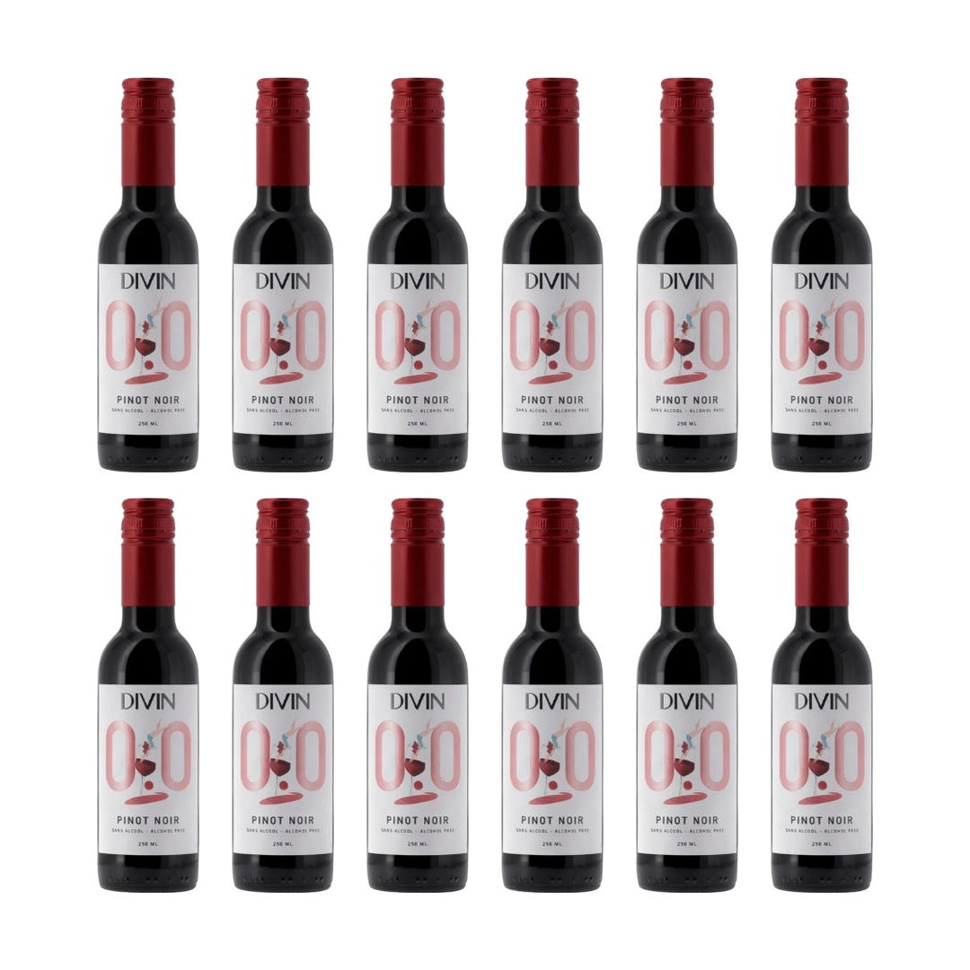 DIVIN 0.0 - Pinot Noir (Single-Serve 250mL) - 12 x 250mL