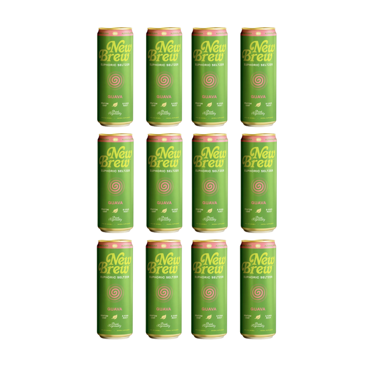New Brew - Guava Euphoric Seltzer - Kratom / Kava