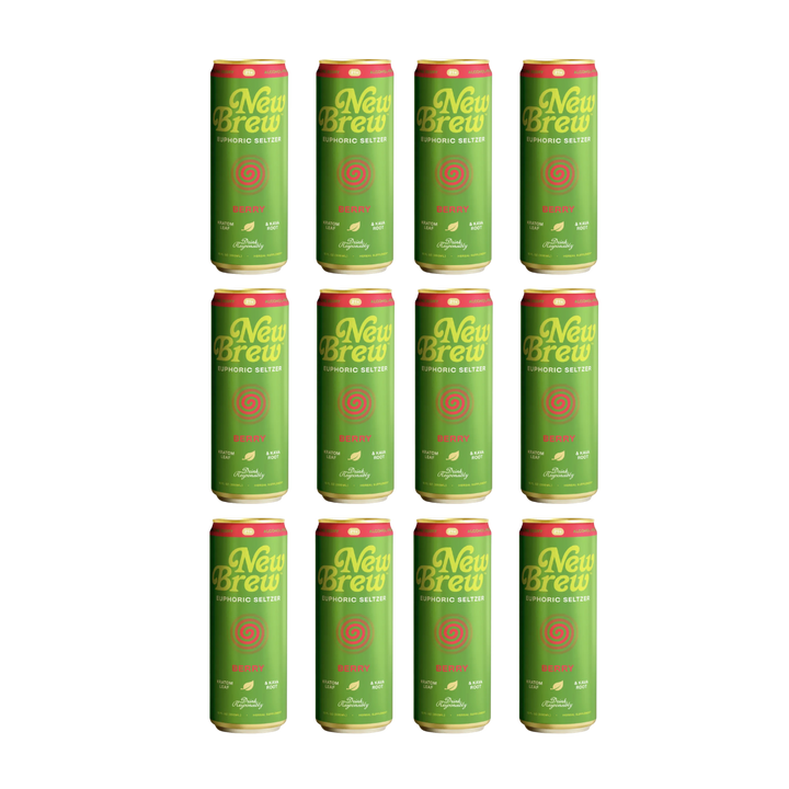 New Brew - Berry Euphoric Seltzer - Kratom / Kava