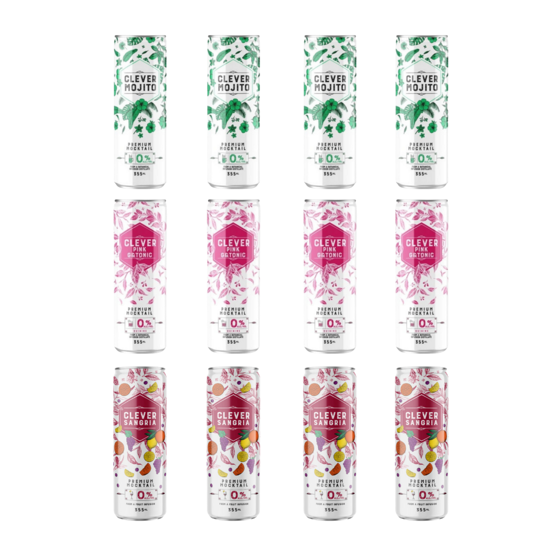 Clever Mocktails - Variety Pack (12 Pack)