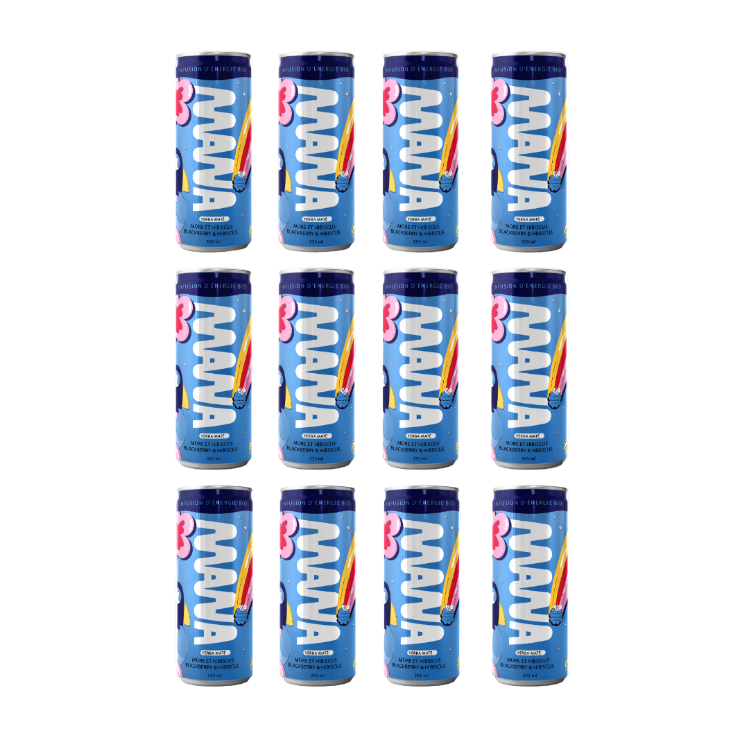 MANA Yerba Maté - Mûre & Hibiscus