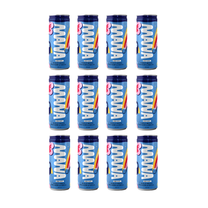 MANA Yerba Maté - Mûre & Hibiscus