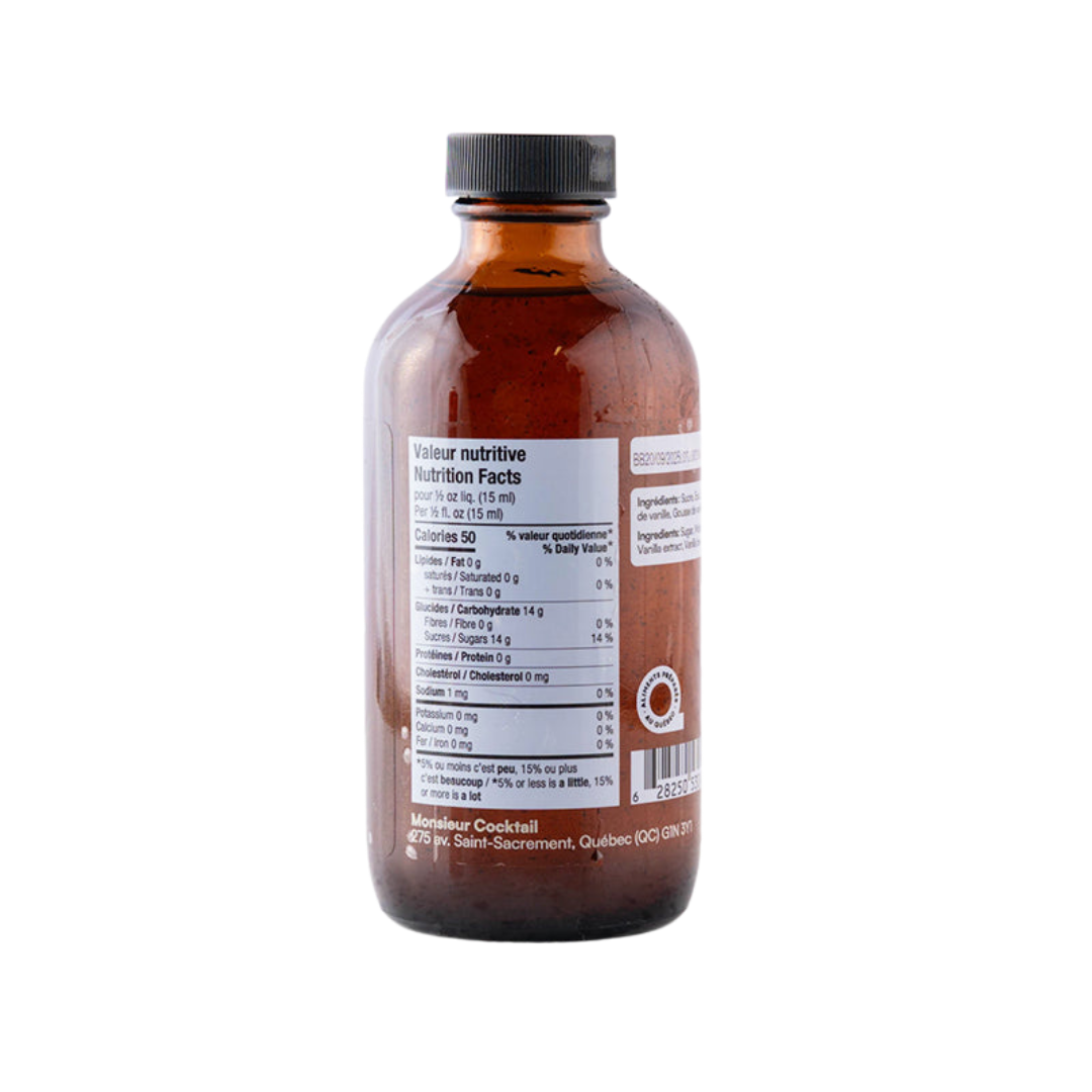 Monsieur Cocktail - Vanilla Syrup (250mL)