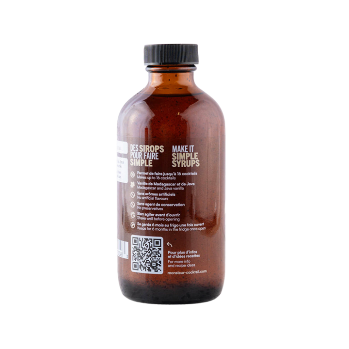 Monsieur Cocktail - Vanilla Syrup (250mL)