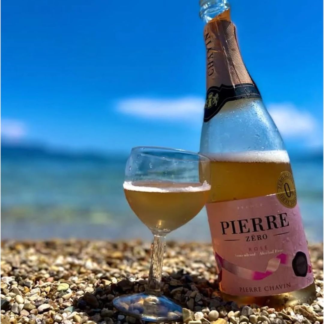 Pierre Zero Non-Alcoholic Sparkling Rosé - Upside Drinks - Free