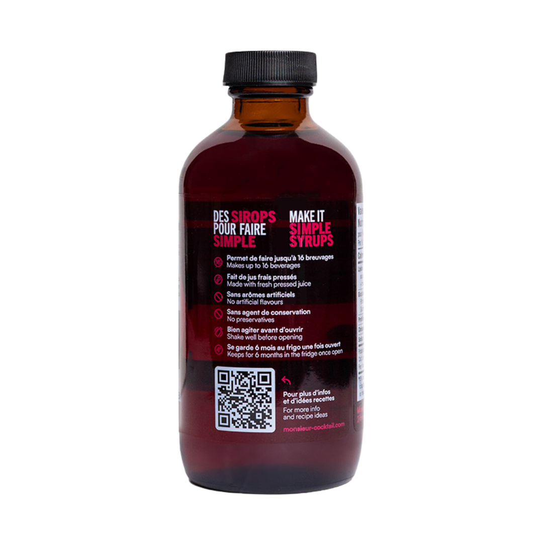 Monsieur Cocktail - Sirop de Grenadine (250mL)