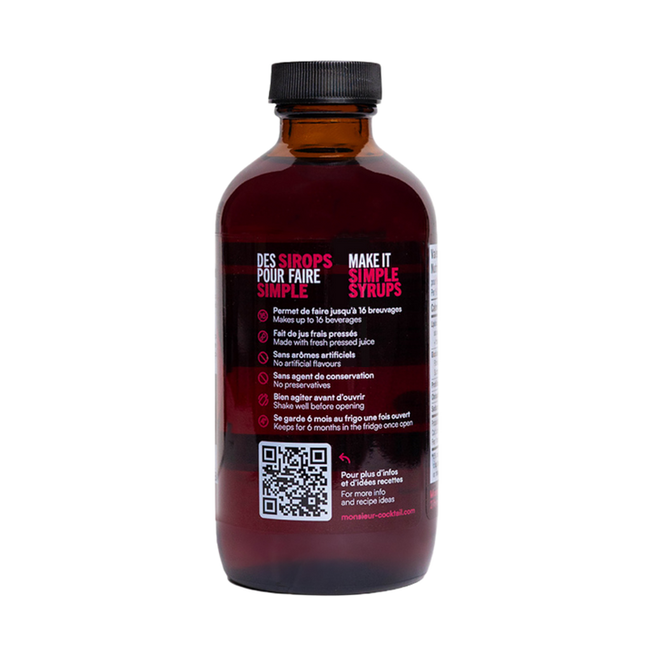Monsieur Cocktail - Sirop de Grenadine (250mL)