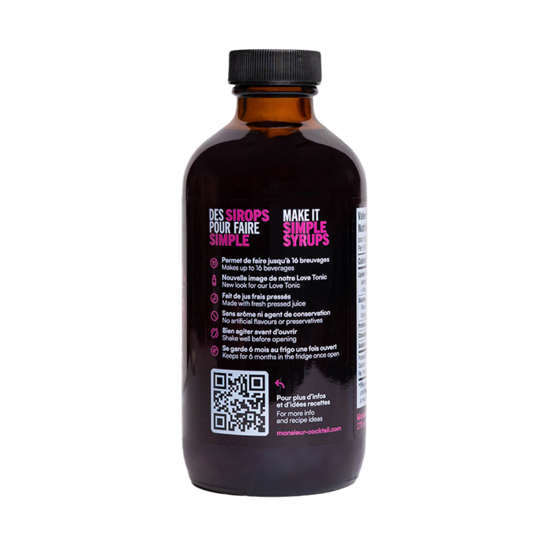 Monsieur Cocktail - Hibiscus Tonic (250mL)