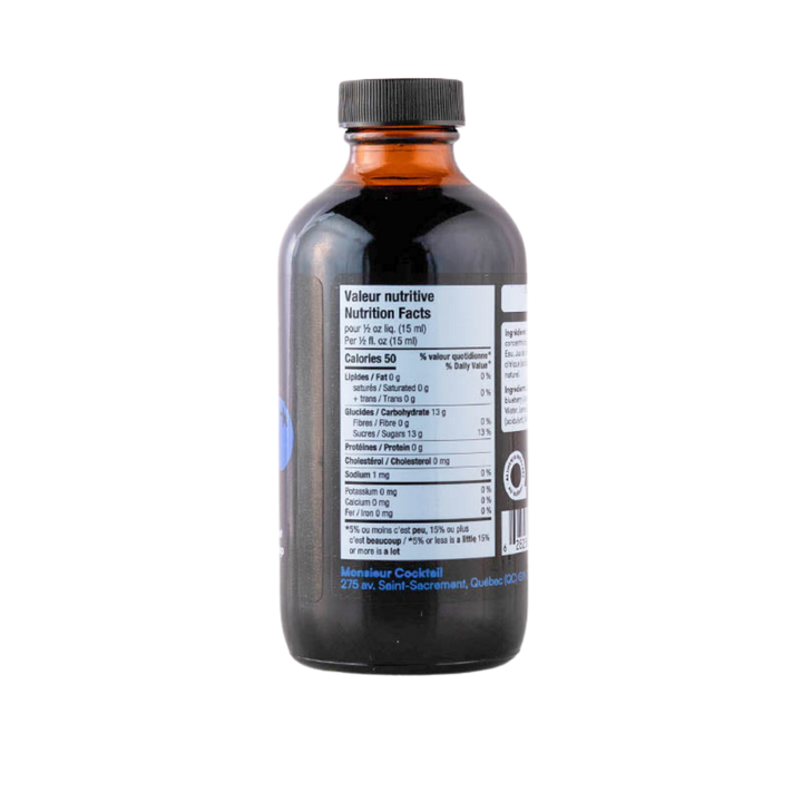 Monsieur Cocktail - Sirop de Bleuets (250mL)