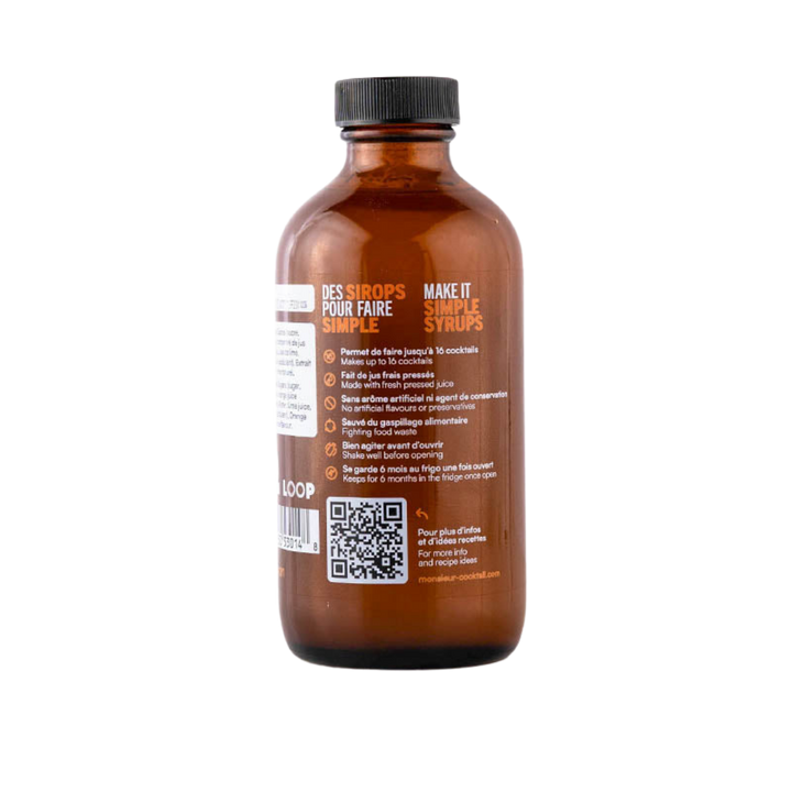 Monsieur Cocktail - Orange Syrup (250mL)