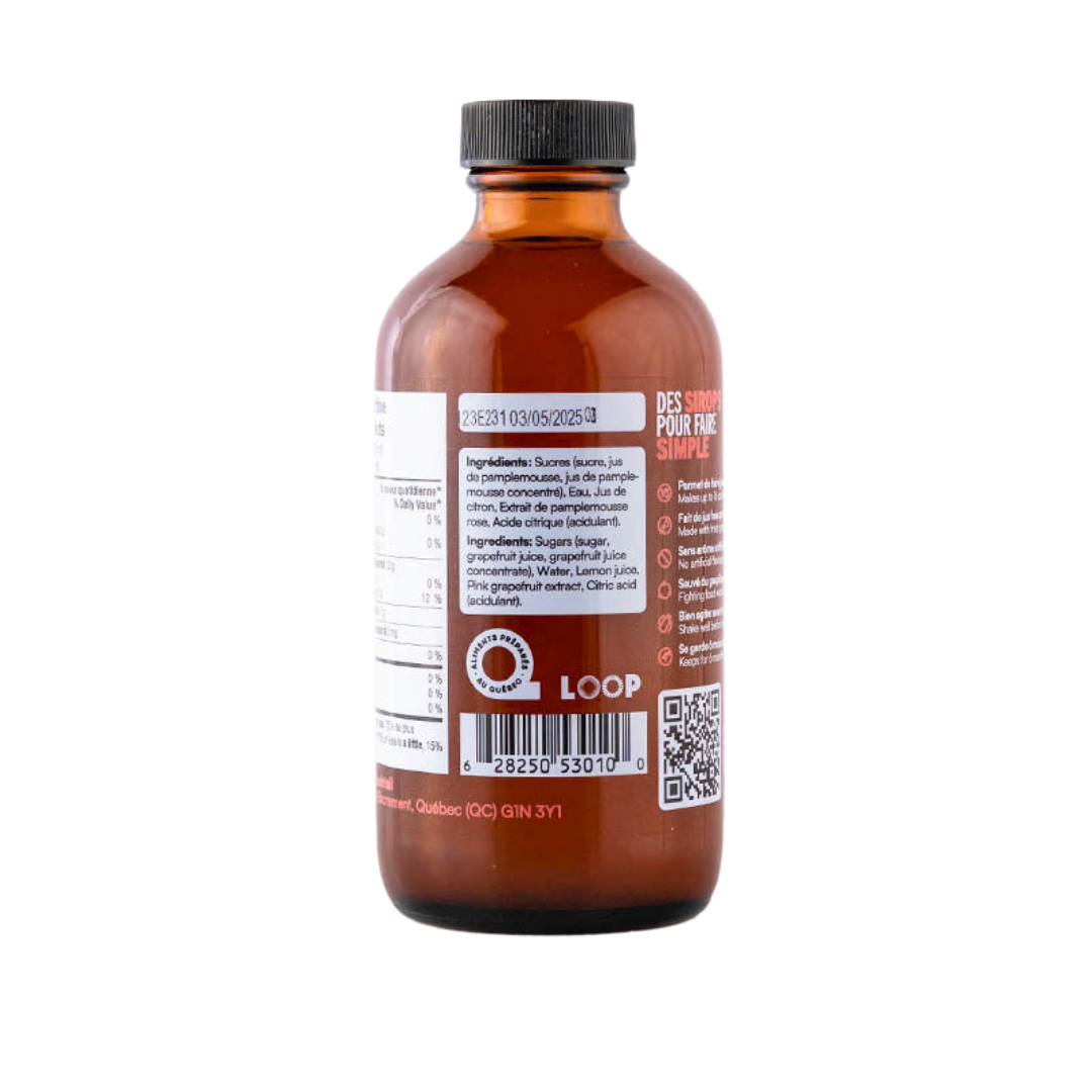 Monsieur Cocktail - Sirop de Pamplemousse (250mL)