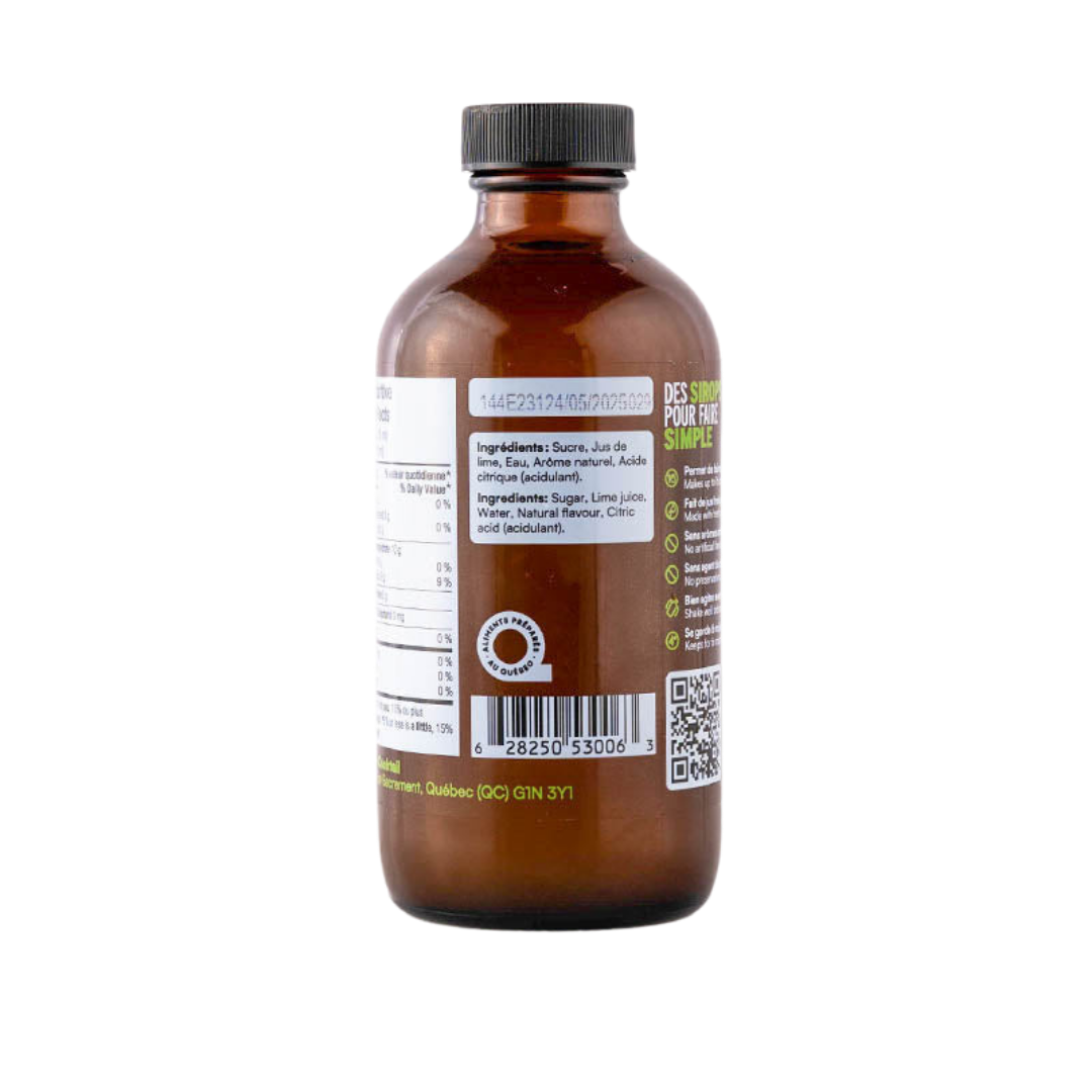 Monsieur Cocktail - Lime Syrup (250mL)