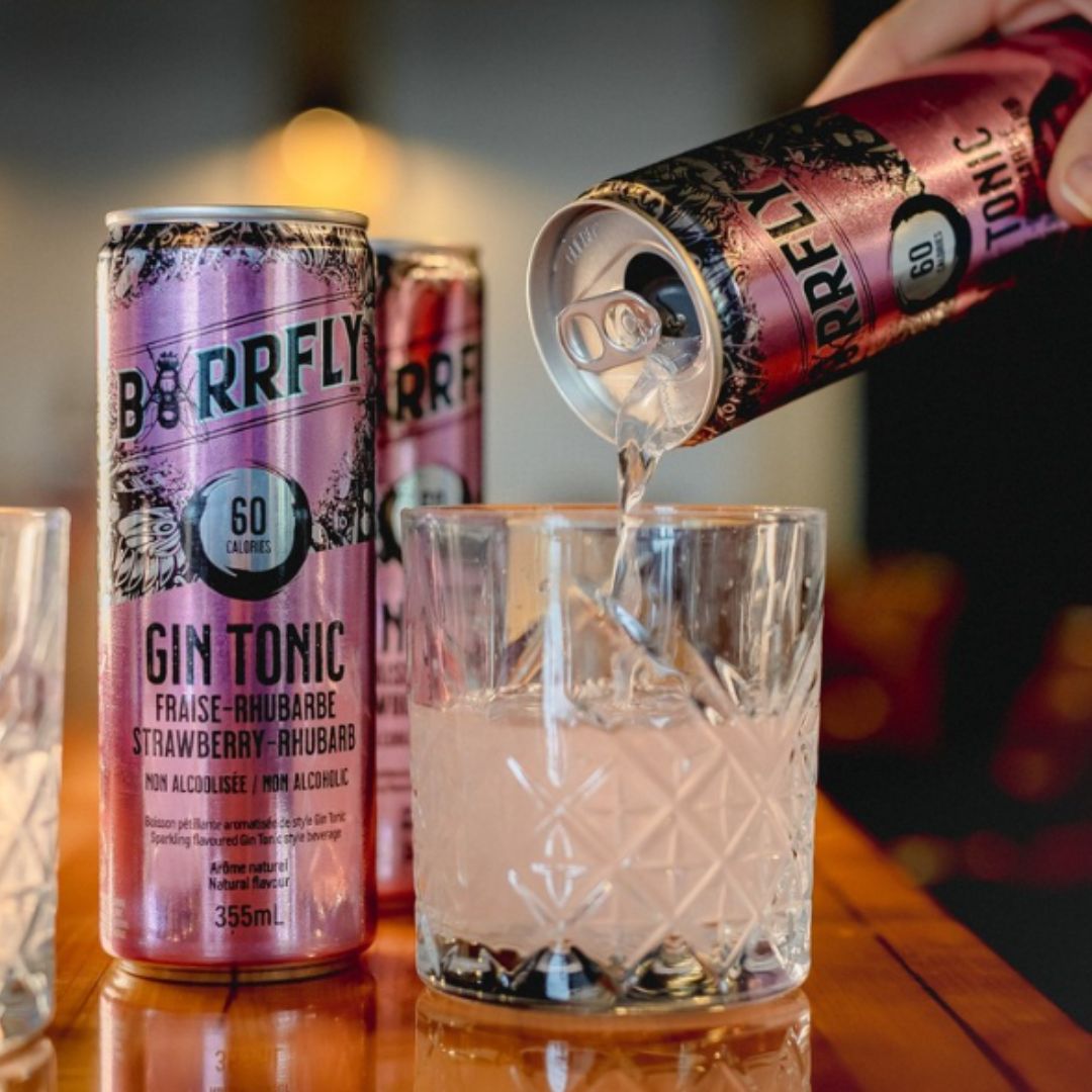 Barrfly - Gin & Tonic Fraise Rhubarbe