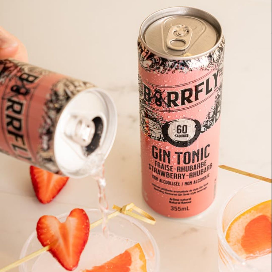 Barrfly - Gin & Tonic Fraise Rhubarbe