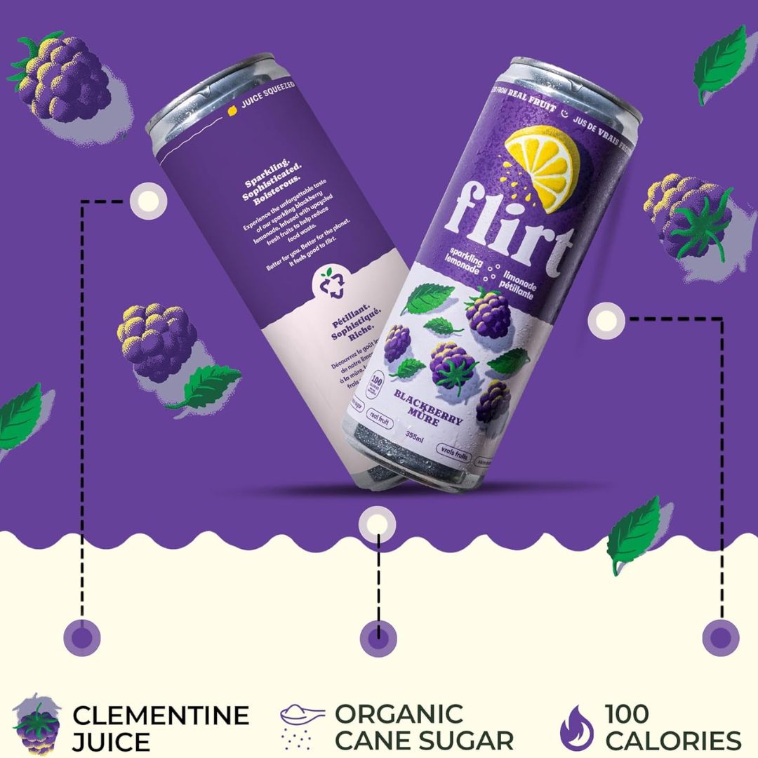Flirt - Blackberry Sparkling Lemonade