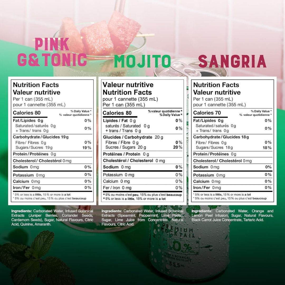 Clever Mocktails Non-Alcoholic Mix Pack - Upside Drinks - Free