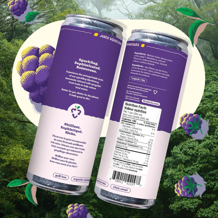 Flirt - Blackberry Sparkling Lemonade