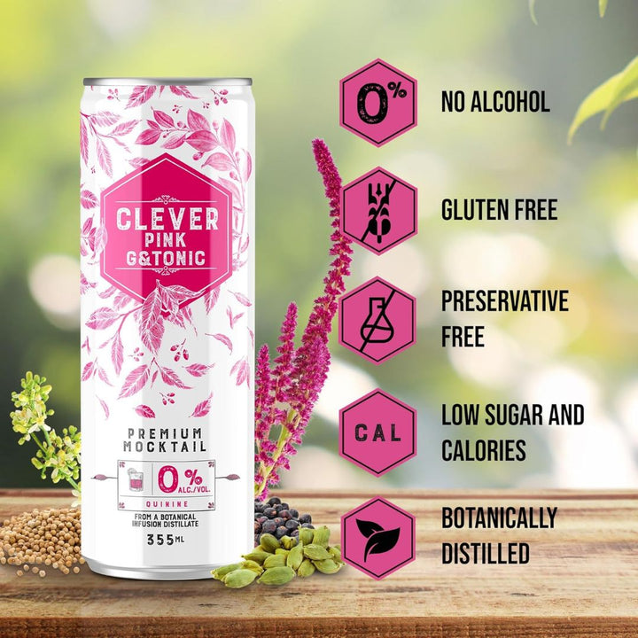 Clever Mocktail - Gin Tonic Rose