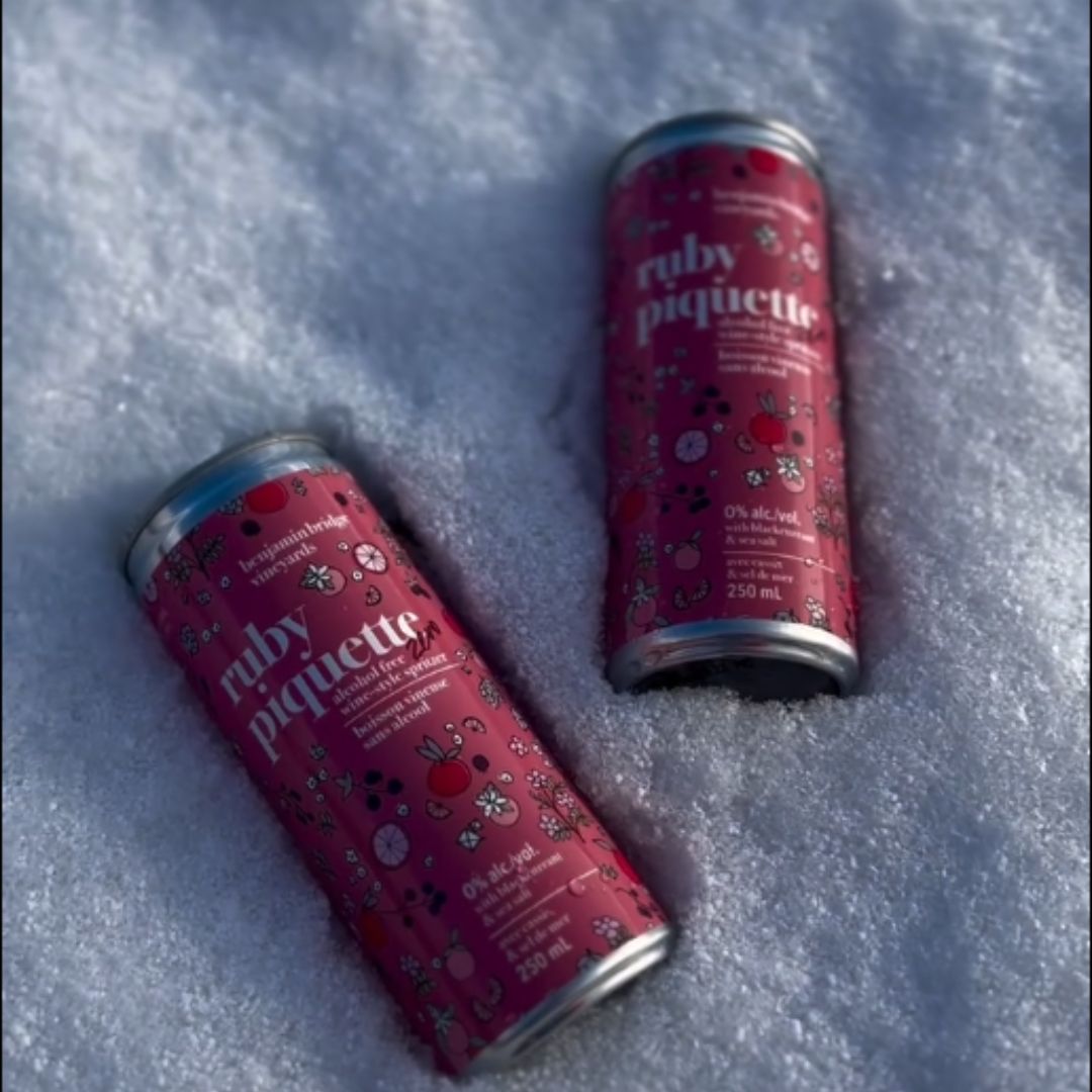 Benjamin Bridge Non-Alcoholic Ruby Piquette Zero Wine style