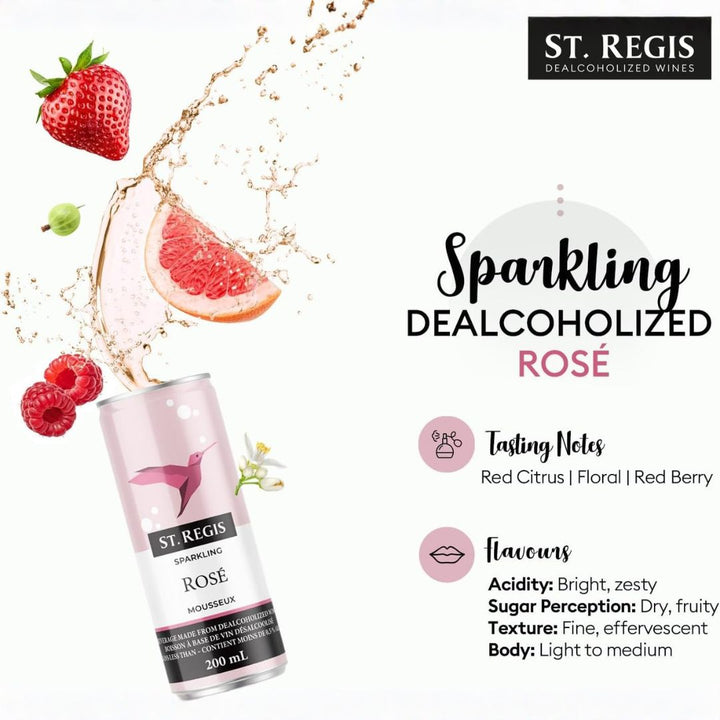 St. Regis - Dealcoholized Sparkling Rosé (200mL)
