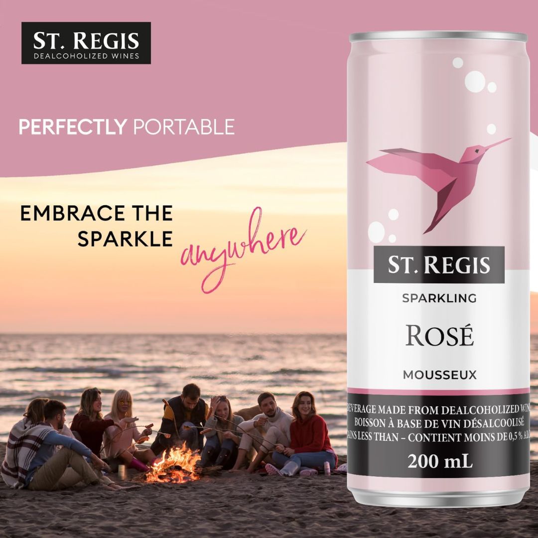 St. Regis - Dealcoholized Sparkling Rosé (200mL)
