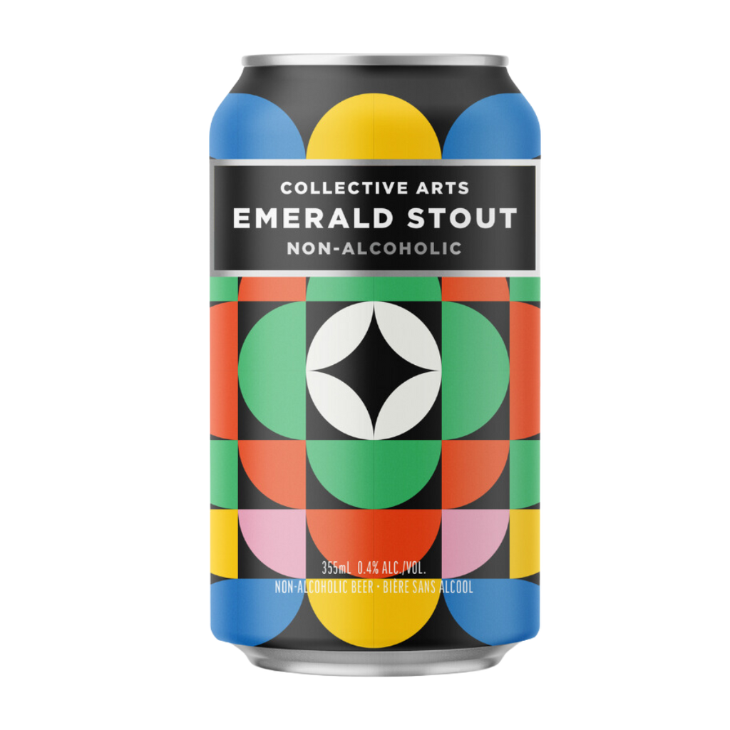 Collective Arts Non-Alcoholic Emerald Stout - Upside Drinks - Free