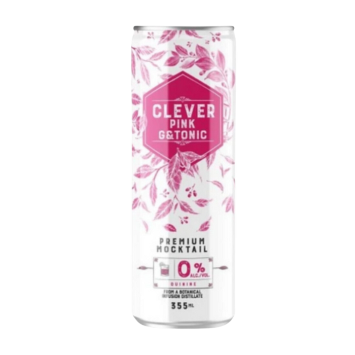 Clever Mocktail - Pink Gin Tonic (Paquet de 4)