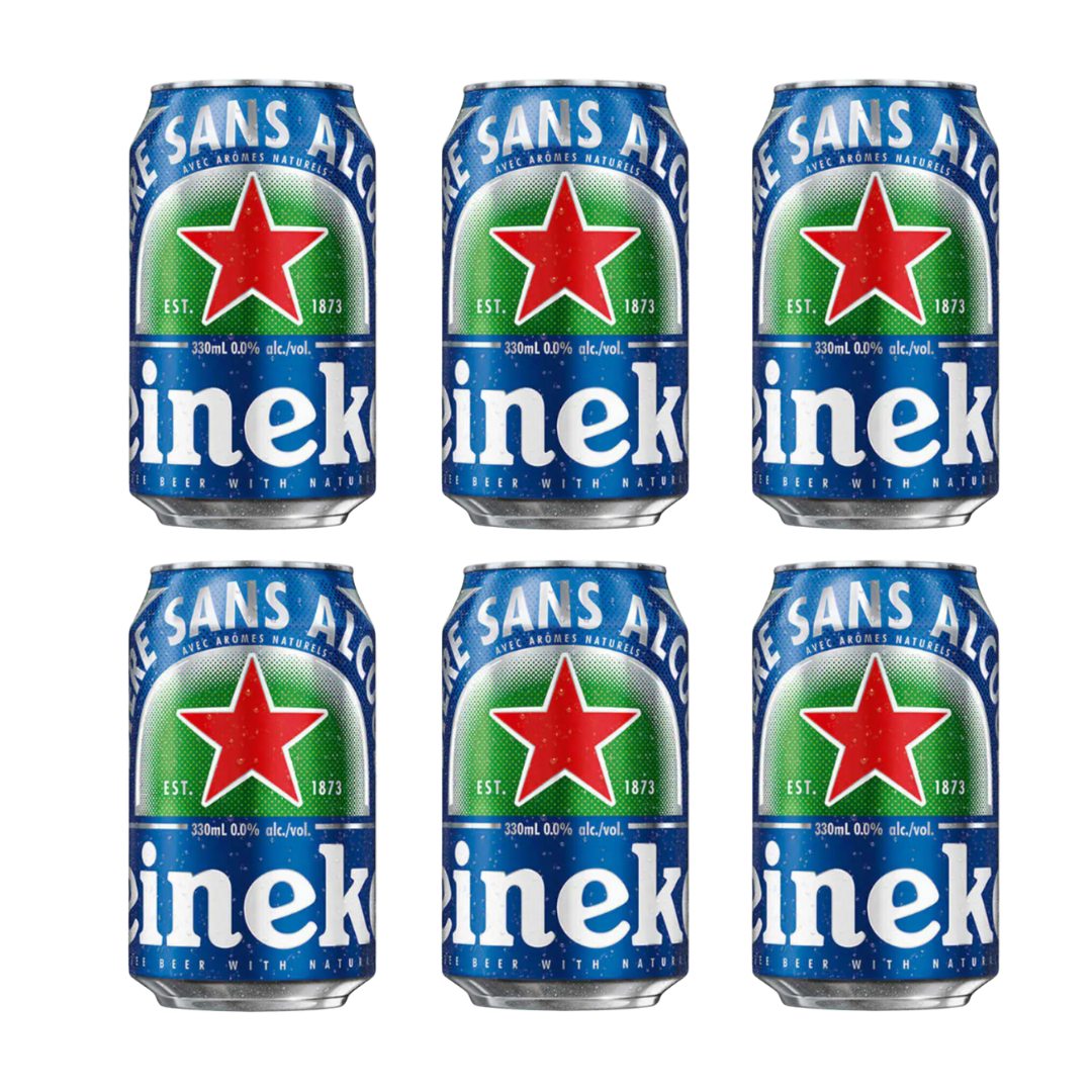 Heineken 0.0 - Bière (Lot de 6)