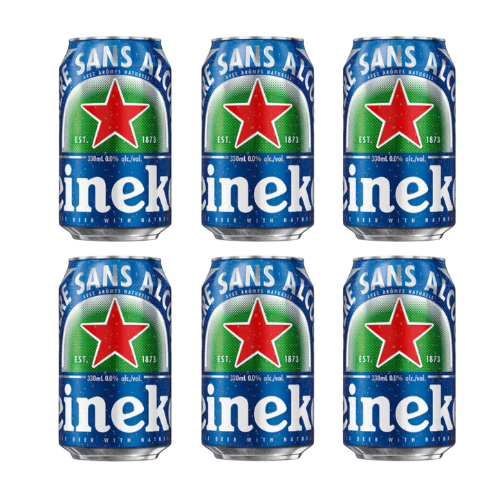 Heineken 0.0 - Bière (Lot de 6)