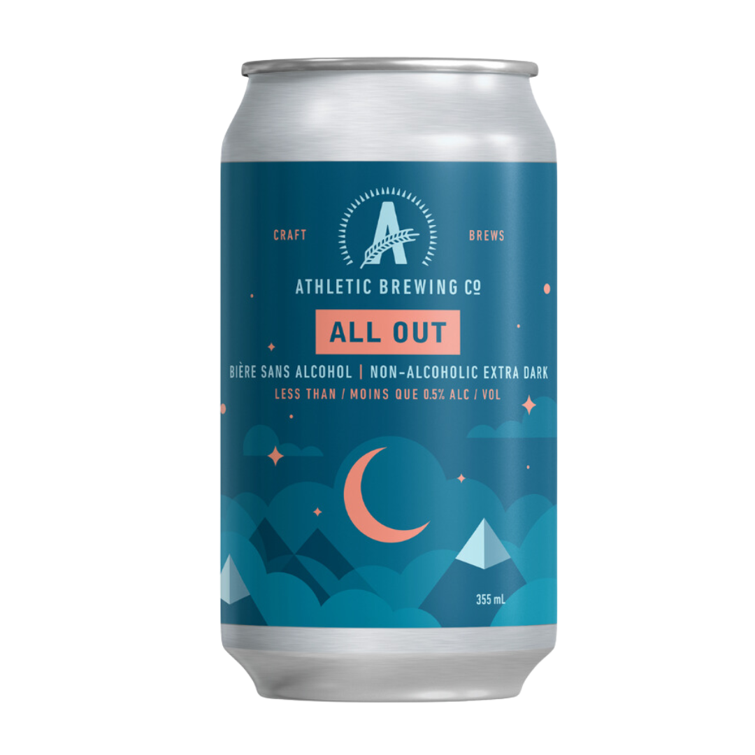 Athletic Brewing - All Out - Stout - UpsideDrinks