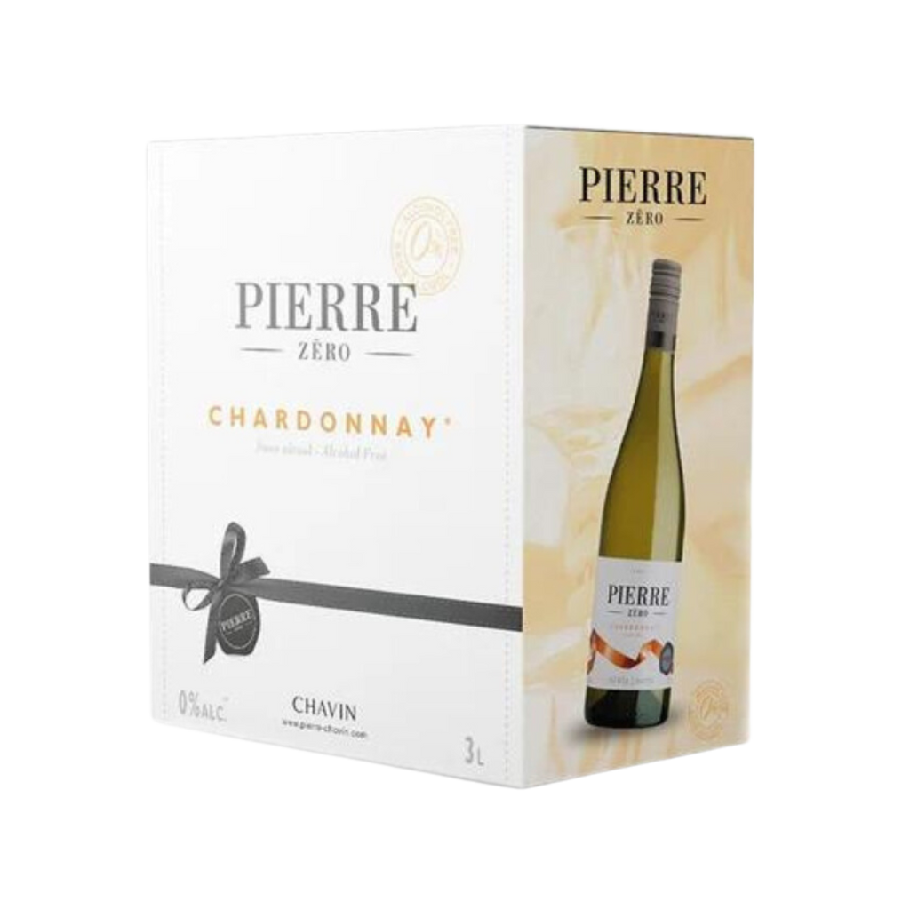 Pierre Zero Non-Alcoholic Chardonnay Bag-in-Box 3 Liter - Upside
